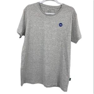 KRONSTADT DENMARK Gray Short Sleeve Tshirt Recycled Comfortable Cotton Mens XL